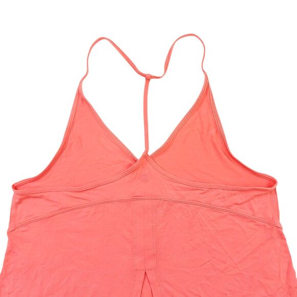 Lululemon Tank Top Womens 4 Raspberry Modal Silk Yoga Back Slit Gym Athleisure - Picture 5 of 11
